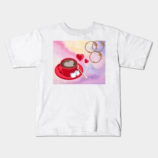 i love coffee Kids T-Shirt